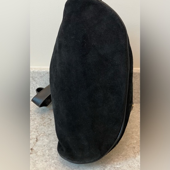 MAXX New York Signature Black Suede Bag - Picture 5 of 7